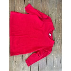 Just my size womens 18/20 red fleece shirt